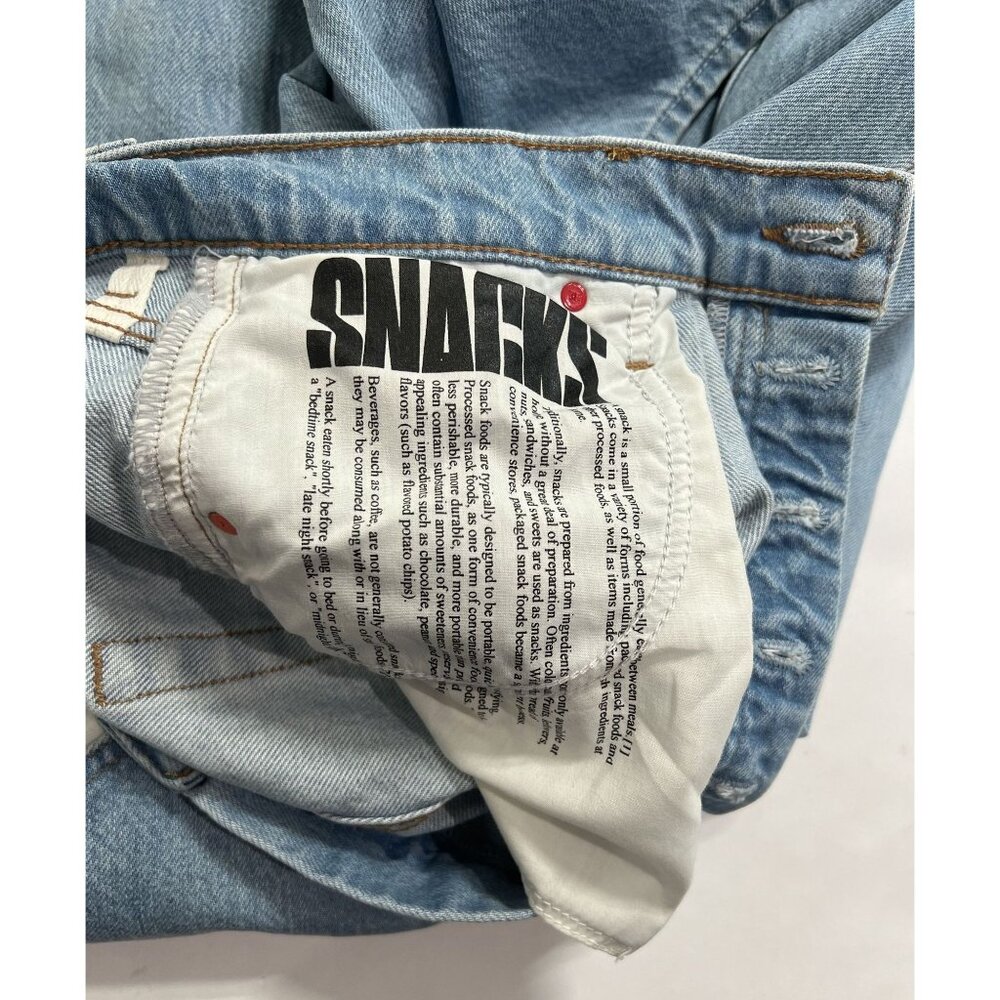 Mother Snacks The Pleated Fun Dip Puddle Jeans in Just a Nibble - Picture 6 of 7